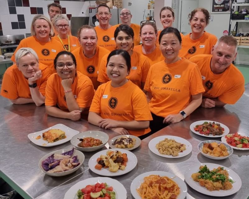 Sharing a meal, building a community – DHSV volunteers at The Big Umbrella 